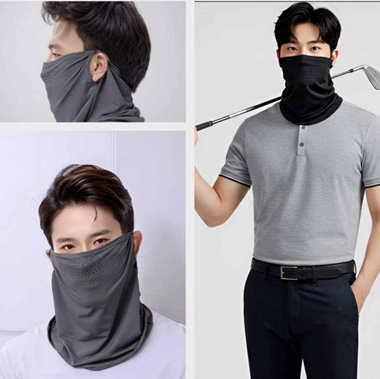 [CoolSet] Cool Mask(레드플러워+그레이) + Cool 토시(2개) 4개 세트