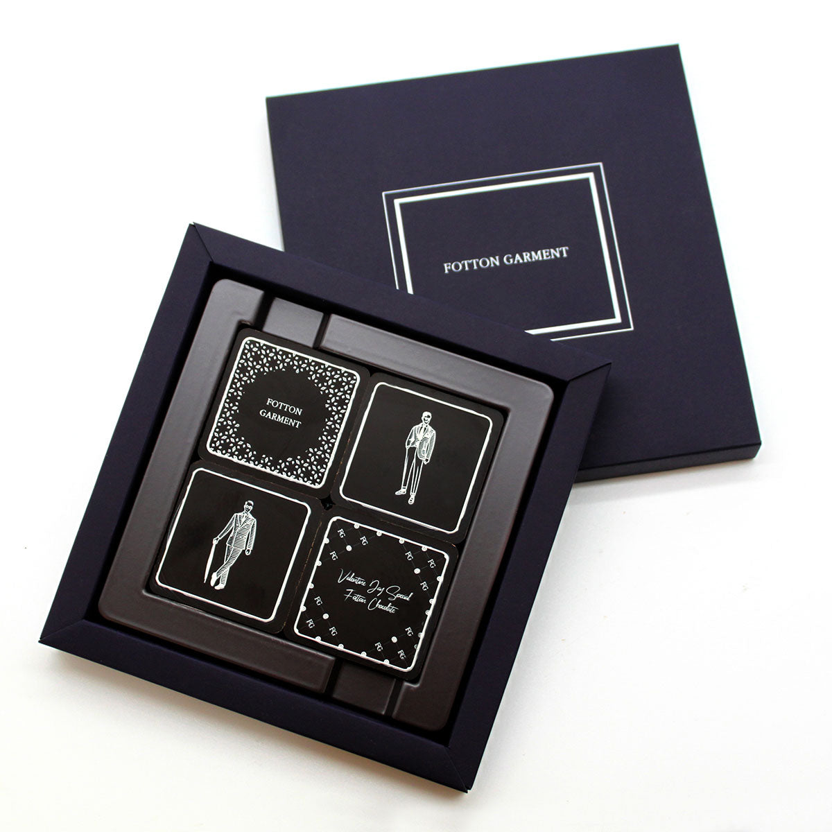 2X2 Layout Chocolate Ensemble Premium Packaging