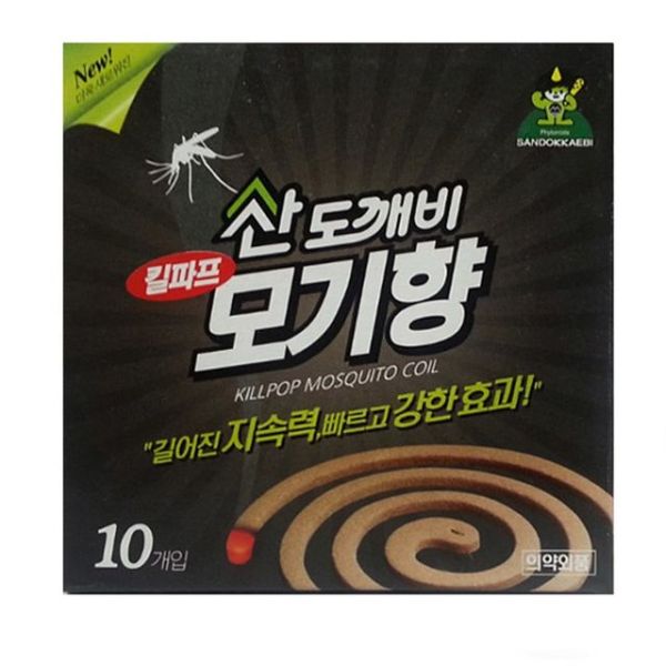 [달빛향기]모기향 스탠드+모기향(산도깨비 굿나잇 10개입)2개 멀티구성