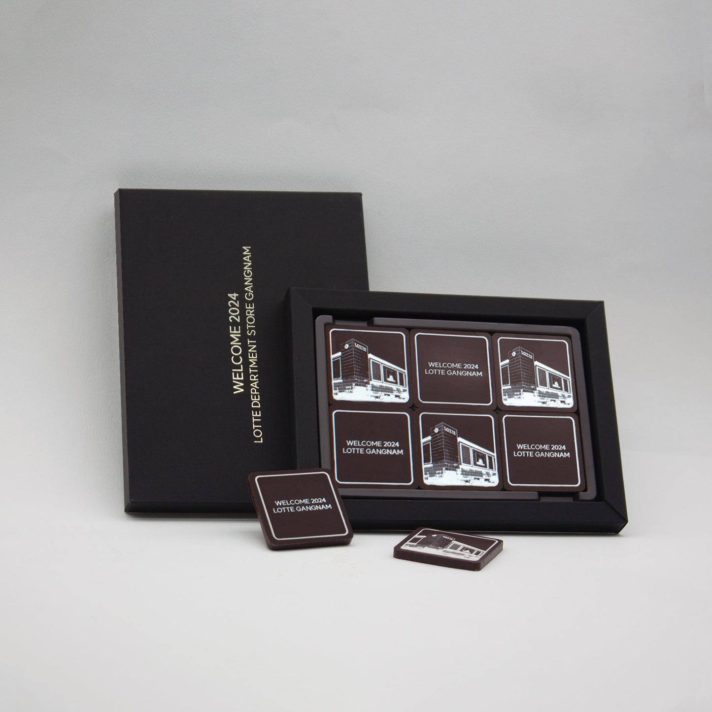 3X2 Layout Chocolate Ensemble Custom Packaging